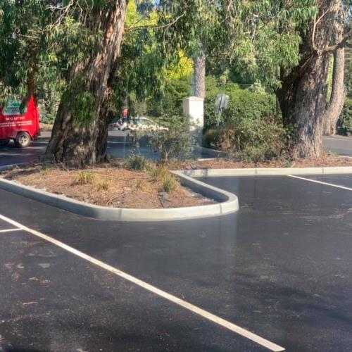 Continuous Concrete Carpark Edges